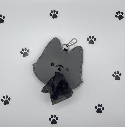 Support pour sacs à crottes - Puppy face